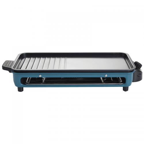 INTEXCA Portable Multifunctional Electric Grill w/ Non-Stick Cooking Surface Adjustable Temperature Knob - Toytexx INTEXCA Portable Multifunctional Electric Grill w/ Non-Stick Cooking Surface Adjustable Temperature Knob - Toytexx